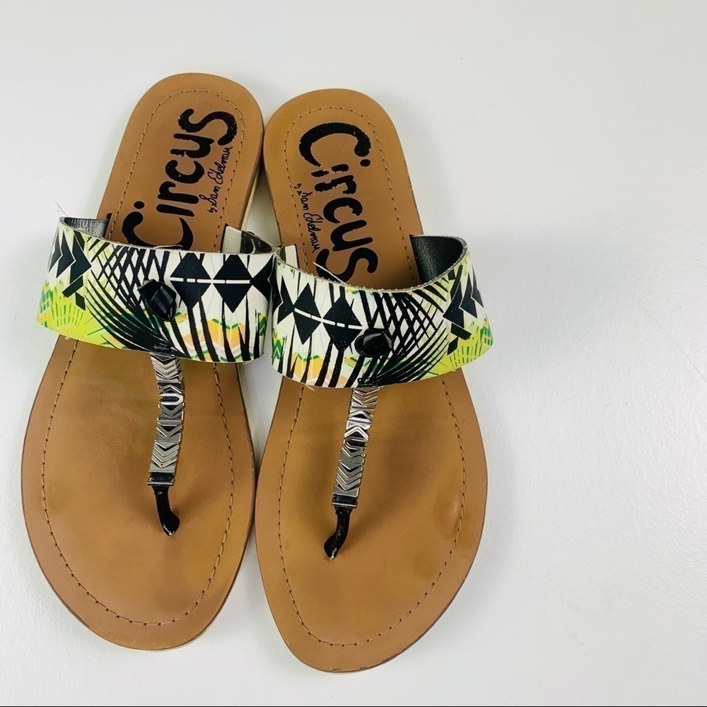 Circus By Sam Edelman Saxon Lime Women Sandals‎ Size 6.5